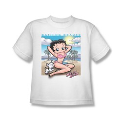 Betty Boop - Sunny Boop Big Boys T-Shirt In White