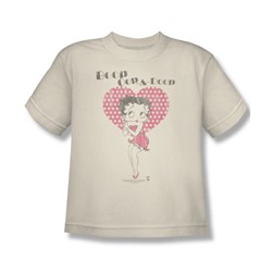 Betty Boop - Classically Booped Big Boys T-Shirt In Cream