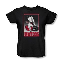 Betty Boop - Classic Womens T-Shirt In Black
