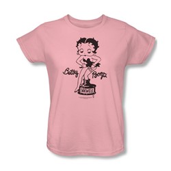 Betty Boop - Inkwell Womens T-Shirt In Pink