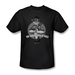 Popeye - Somes Of This Adult T-Shirt In Black