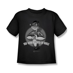 Popeye - Somes Of This Little Boys T-Shirt In Black