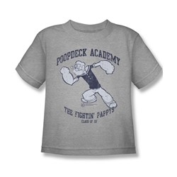 Popeye - Poopdeck Academy Little Boys T-Shirt In Heather