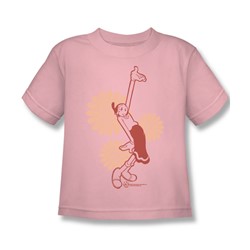 Popeye - Daisies Little Boys T-Shirt In Pink
