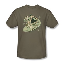 Popeye - Wimpy's Diner Adult T-Shirt In Safari Green