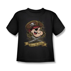 Popeye - Shiver Me Timber's Little Boys T-Shirt In Black