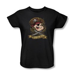 Popeye - Shiver Me Timber's Womens T-Shirt In Black