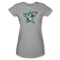 Popeye - Spinach Leafs Juniors T-Shirt In Heather