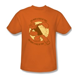 Popeye - You Want A Piece Of This? Adult T-Shirt In Orange