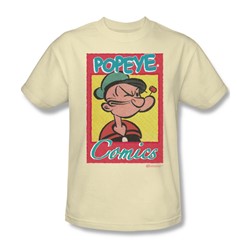 Popeye - Popeye Comics Adult T-Shirt In Cream