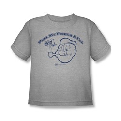 Popeye - Toot! Toot! Little Boys T-Shirt In Heather