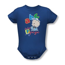 Popeye - Abc Infant T-Shirt In Royal Blue