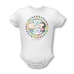 Popeye - Fun With Crayons Infant T-Shirt In White