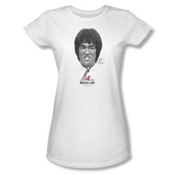 Bruce Lee - Self Help Juniors T-Shirt In White