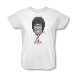 Bruce Lee - Self Help Womens T-Shirt In White