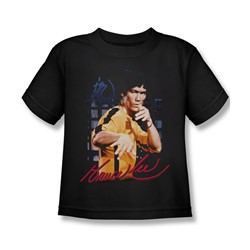 Bruce Lee - Yellow Jumpsuit Little Boys T-Shirt In Black