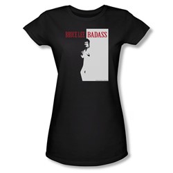 Bruce Lee - Badass Juniors T-Shirt In Black