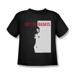 Bruce Lee - Badass Little Boys T-Shirt In Black