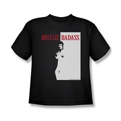 Bruce Lee - Badass Big Boys T-Shirt In Black