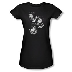 Bruce Lee - Sounds Of The Dragon Juniors T-Shirt In Black