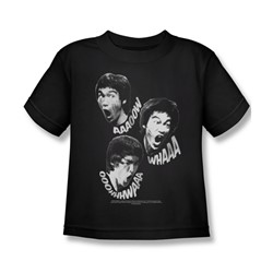 Bruce Lee - Sounds Of The Dragon Little Boys T-Shirt In Black