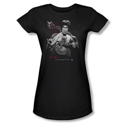 Bruce Lee - The Dragon Juniors T-Shirt In Black