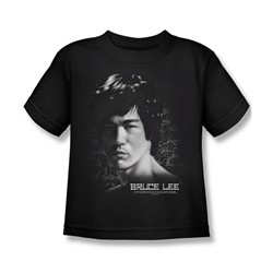 Bruce Lee - In Your Face Little Boys T-Shirt In Black