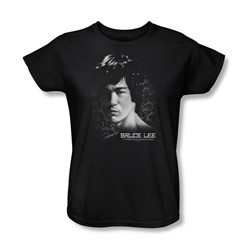 Bruce Lee - In Your Face Womens T-Shirt In Black