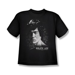 Bruce Lee - In Your Face Big Boys T-Shirt In Black