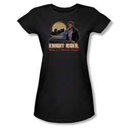 Nbc - Full Moon Juniors T-Shirt In Black