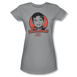 Nbc - Gee That's Swell Juniors T-Shirt In Silver