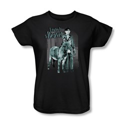 Nbc - Up To Something Womens T-Shirt In Black