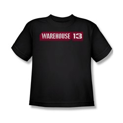 Nbc - Warehouse 13 Logo Big Boys T-Shirt In Black