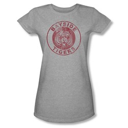 Nbc - Bayside Tigers Distressed Juniors T-Shirt In Heather