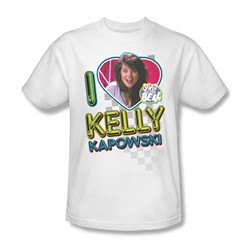 Nbc - I Love Kelly Adult T-Shirt In White
