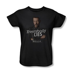 Nbc - Everybody Lies Womens T-Shirt In Black