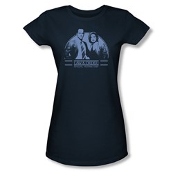 Nbc - Elliot & Olivia Juniors T-Shirt In Navy