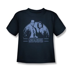 Nbc - Elliot & Olivia Little Boys T-Shirt In Navy