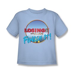 Nbc - Finish It! Little Boys T-Shirt In Light Blue