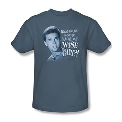 Nbc - Wise Guy Adult T-Shirt In Slate