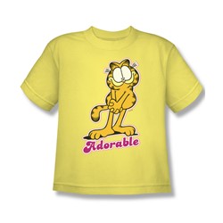 Garfield - Adorable Big Boys T-Shirt In Banana