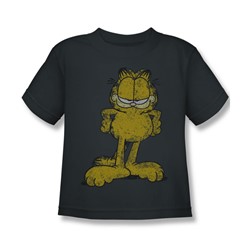 Garfield - Big Ol' Cat Little Boys T-Shirt In Charcoal