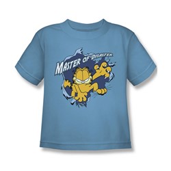 Garfield - Master Of Disaster Little Boys T-Shirt In Carolina Blue