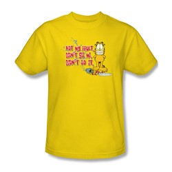 Garfield - Not My Fault Adult T-Shirt In Yellow