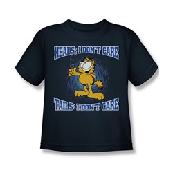 Garfield - Heads Or Tails Little Boys T-Shirt In Navy