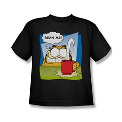 Garfield - Bean Me! Big Boys T-Shirt In Navy