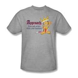 Garfield - State Your Business Adult T-Shirt In Heather