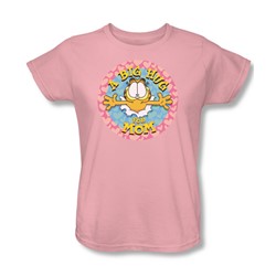 Garfield - A Big Hug For Mom Womens T-Shirt In Pink