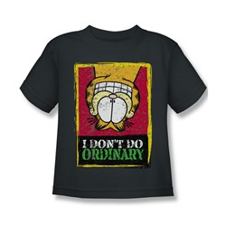 Garfield - I Don't Do Ordinary Little Boys T-Shirt In Charcoal