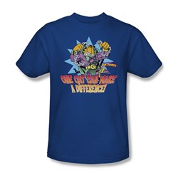Garfield - Make A Difference Adult T-Shirt In Royal Blue